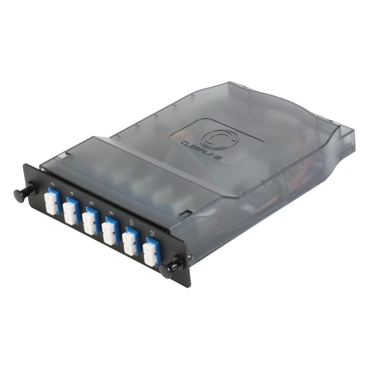 HD Splice Cassette, 12 Fiber, Duplex, LC/UPC, 9 µm OS2, 1 m Pigtails 2